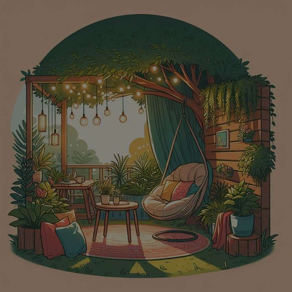 Comment créer un coin lecture extérieur confortable et à l'abri des regards ?