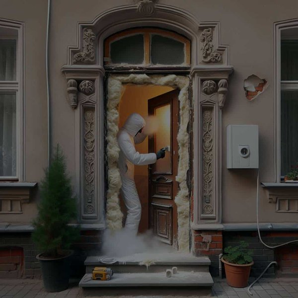 Quelle est la méthode pour rénover une porte d'entrée ancienne avec des techniques modernes d'isolation ?