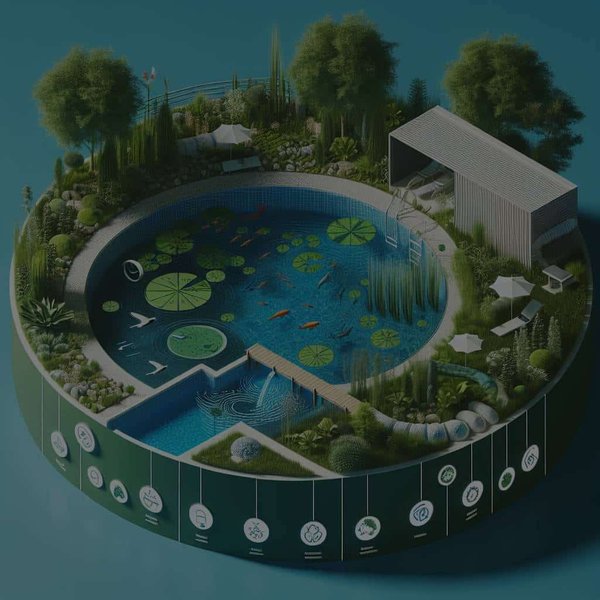 Comment concevoir une piscine qui contribue positivement à l'écosystème local sans nuire à la faune et la flore ?