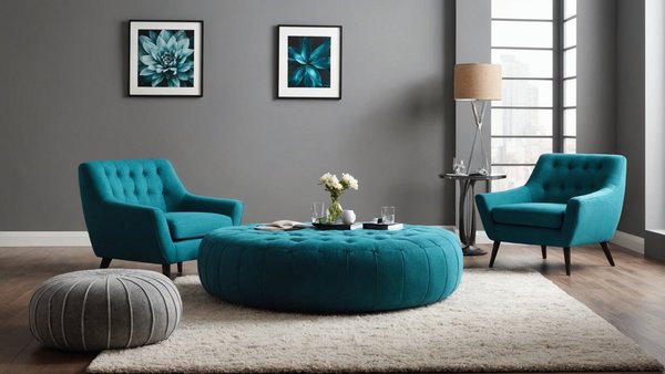 Pouf salon: transformez votre espace moderne avec style